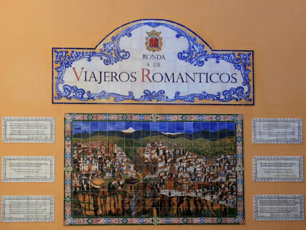 mirador de los viajeros romanticos en ronda