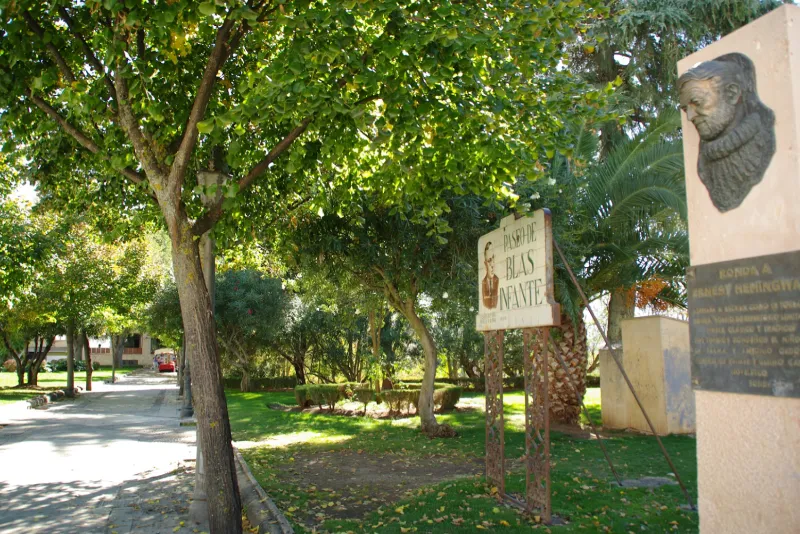 Strolling through Paseo de Blas Infante in Ronda