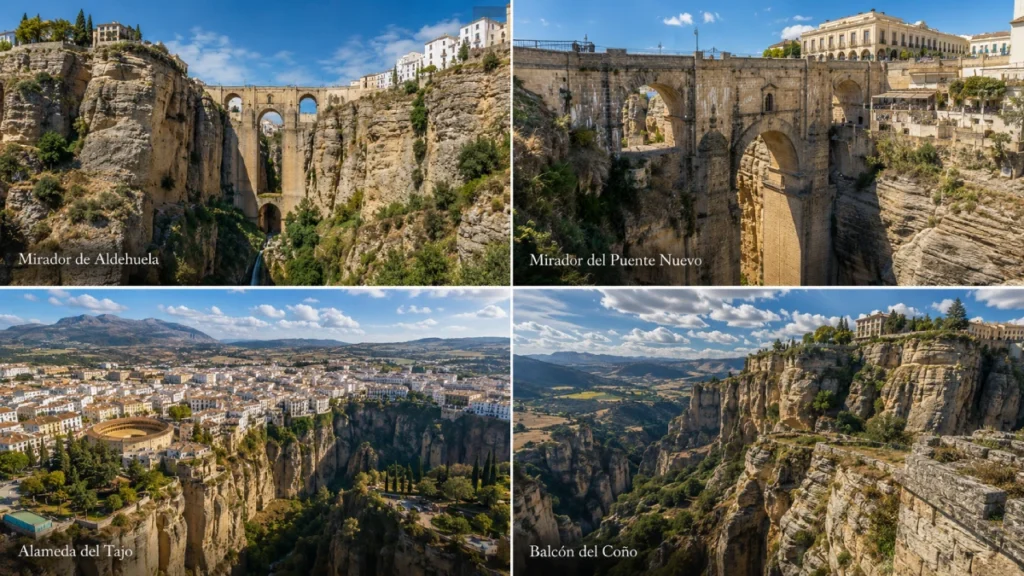 puente nuevo de ronda diferentes miradores para verlo